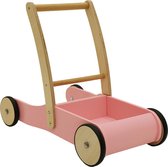 Bandits & Angels loopwagen Little Walker retro roze - hout - 1 jaar - meisjes