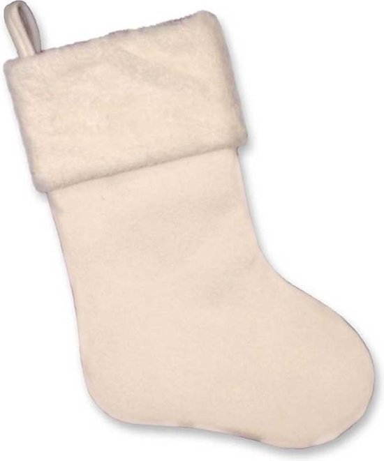 Foto: Unique living white christmas sock white