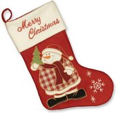 Unique Living | Jolly Christmas stocking rood snowman
