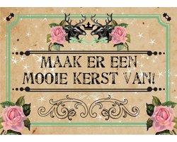 50 Kerstkaarten - Maak er een mooie Kerst van - Christmas Greeting Cards