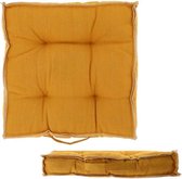 Unique Living | Boxkussen Scandic | Outdoor Collectie | Geel | 45x45x8cm