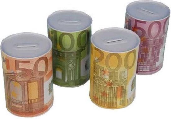 Tirelire Euro 16x12cm