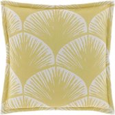 Unique Living | Kussen Clif 45x45cm soft yellow | Kussen woonkamer of slaapkamer