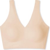 SCHIESSER Invisible Soft dames bralette - met uitneembare cups - Beige -  Maat: S