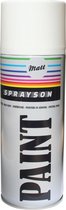 Sprayson Verf Spuitbus - Spuitlak - RAL9010 Mat Wit - 400 ml. - 12 stuks