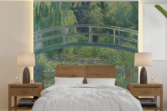Waterlelies en Japanse brug – mooie postermuurkunst
