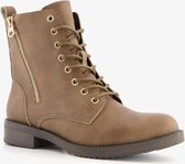 Blue Box dames veterboots - Bruin - Maat 37