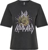 ONLY ONLDEF LEPPARD BOXY LIFE S/S TOP BOX JRS Dames T-shirt - Maat XS