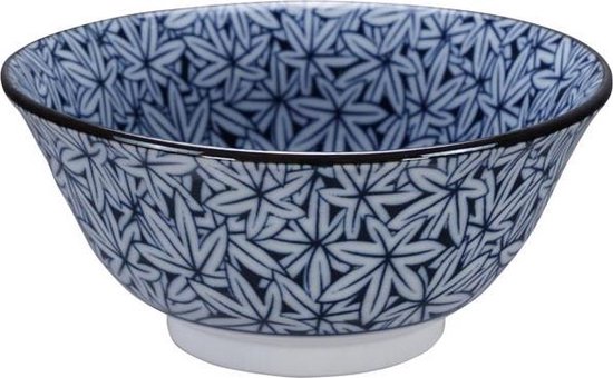 TOKYO DESIGN STUDIO - MIXED BOWLS 15X7CM 500ML MOMIJI FK8445/C