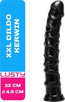 Lusty XXL Dildo Kerwin - 32 x 4,5 cm - Grote Lange Dildo - Met Zuignap - Seksspeeltjes - Sex Toys - Anaal Dildo - Anaal Toys