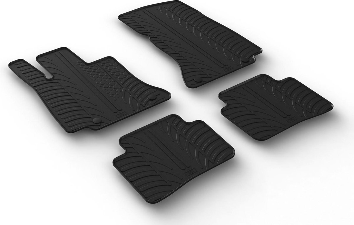 Tapis de sol en TPE pour Mercedes-Benz Classe C W206 Berline (06.2021-.)  - tapis de voiture - noir - Aristar - Guardliner