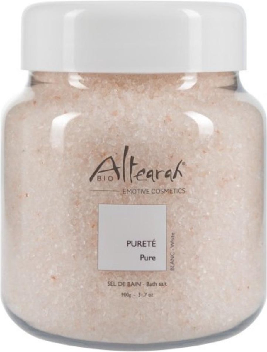 Altearah Bath Salt White Pure - Badzout - Biologisch - Aromatherpie - 900 Gram