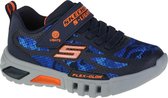 Skechers Flex-Glow Rondler 400017L-NVOR, voor een jongen, Marineblauw, sneakers, maat: 33,5