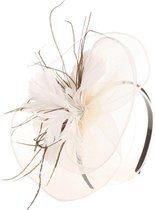 PaCaZa - Moderne Fascinator / Haarband - Wit