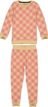 Quapi meisjes pyjama Puck W21 aop Pink Soft Check