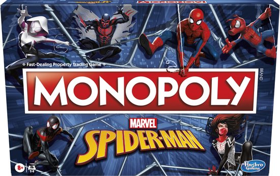Thumbnail van een extra afbeelding van het spel Monopoly Spider-Man - Engelstalig Bordspel