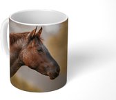 Mok - Koffiemok - Paard - Bos - Portret - Mokken - 350 ML - Beker - Koffiemokken - Theemok