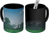 Magische Mok - Foto op Warmte Mok - Washington - Witte huis - Bomen - 350 ML