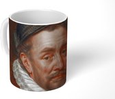 Mok - Koffiemok - Willem van Oranje - Schilderij van Adriaen Thomasz. - Mokken - 350 ML - Beker - Koffiemokken - Theemok