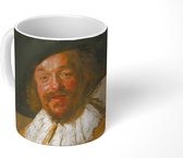 Mok - Koffiemok - De vrolijke drinker - Schilderij van Frans Hals - Mokken - 350 ML - Beker - Koffiemokken - Theemok