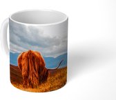 Mok - Schotse hooglander - Gras - Berg - 350 ML - Beker