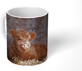 Mok - Schotse hooglander - Boerderij - Stro - 350 ML - Beker