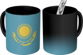 Magische Mok - Foto op Warmte Mok - Vlag van Kazachstan - 350 ML