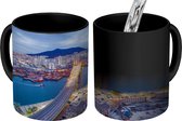 Magische Mok - Foto op Warmte Mok - De Zuid-Koreaanse metropool Busan - 350 ML