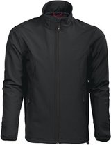 DAD stirling softshell jas | Zwart | Maat L