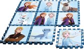 Disney Vloerpuzzel Frozen Ii Junior 90 Cm Foam Blauw 9-delig
