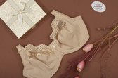 Misstyle - Beha - Softcup met beugels  - Amandel - Maat  75E