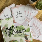 OHMY!| 9 maanden zwangerschapsdagboek| Twee mama's | Mijlpaalkaarten 1e jaar | Invulboek | Dagboek| Mijlpalen | Combipakket