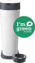 Tommee Tippee Twist & Click XL-luieremmer - voor maximaal 60 luiers - milieuvriendelijker systeem - 1 navulcassette - duurzaam geproduceerde antibacteriële GREENFILM