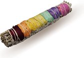 7 Chakra witte salie smudge stick