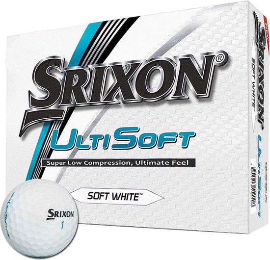 Srixon - Ultisoft - golfbal wit - 12 stuks