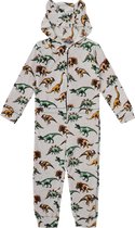 Claesen's Unisex Velvet Onesie- Dinosaurus Print- Maat 92-98