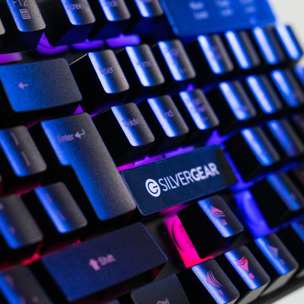 Silvergear® Gaming Toetsenbord - RGB Led Gaming Keyboard - QWERTY -  Regenboog... | bol.com