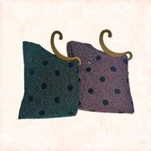 Jobo By JET - Glitter sokken set - 2 pack - 2 paar sokken - Groen - Roze - Stippen - One size - TM maat 43
