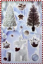 Peha Stickervel Frosty 20 X 29,5 Cm Lila 13 Stuks