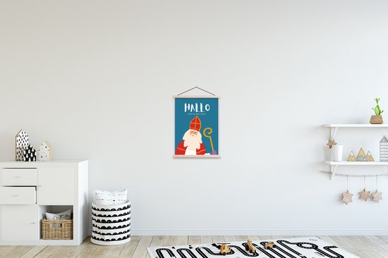 Affiche scolaire - Sinterklaas - Citation - Sint - 40x53 cm - Lattes vierges