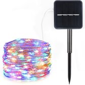 Solar christmas light - 12 mts | multicolor light  | multicolor licht | kerst zonne-licht