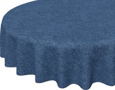 Bluvardi Katoenen Tafelkleed - rond - Ø150cm - Blauw