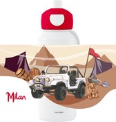 Mepal Drinkfles Pop-up - Safari Auto - Met naam bedrukken - Campus - ronddruk