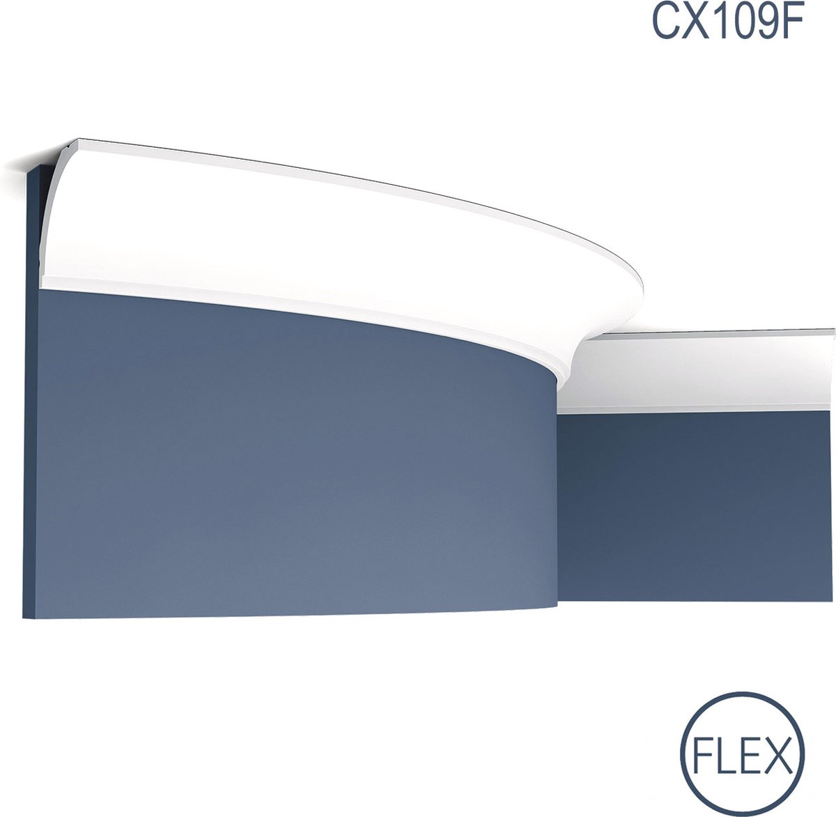 Kroonlijst flexibel Origineel Orac Decor CX109F AXXENT Plafondlijst Sierlijst flexibel 2 m