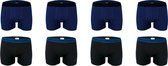 Kappa - Katoenen Boxershorts 8PACK - 4x Blauw & 4x Antraciet - XL