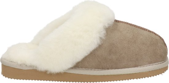 Shepherd Jessica dames pantoffel - Taupe - Maat 42