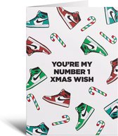 Wenskaart - Sneakers Kerst 2021 - Kerstkaarten - Kerst - Cadeau - Kerstkaart - Familie - Geschenk