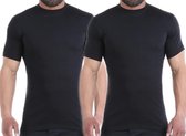 Embrator 2-stuks mannen T-shirt zwart maat M