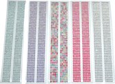 3BMT - Plaksteentjes - Diamantjes stickers - 2.400 stuks - geschikt voor Knutselen en Diamond Painting