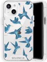 Selencia Zarya Fashion Extra Beschermende Backcover iPhone 13 hoesje - Birds